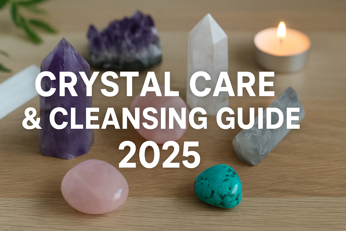 Crystal Care Guide: Water, Sunlight, Storage & Safe Cleansing