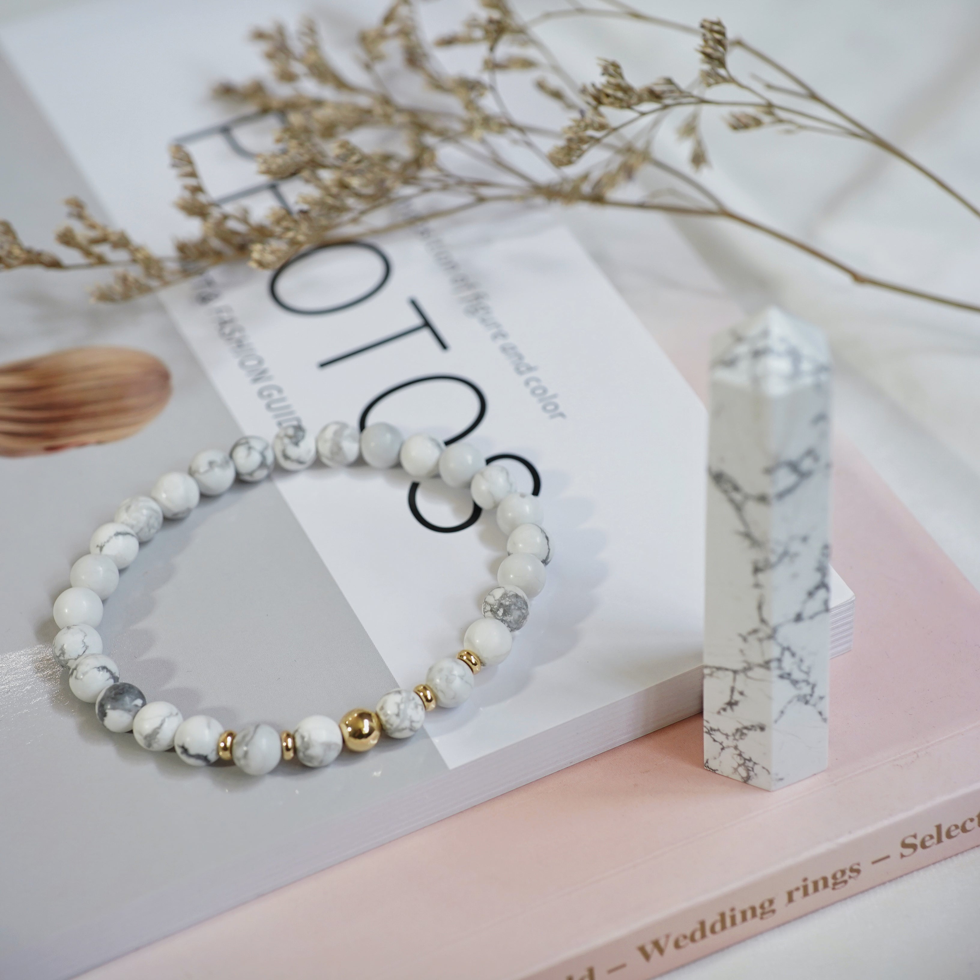 Howlite Stone: Meaning and Healing properties – Moon Rituals