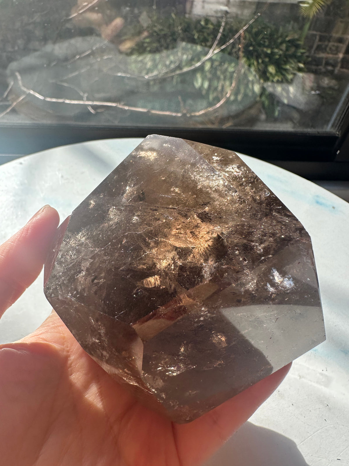 Brazilian Smoky Quartz Freeform with Deep Smoky Colour | 910g 9.4cm Exact Piece #12