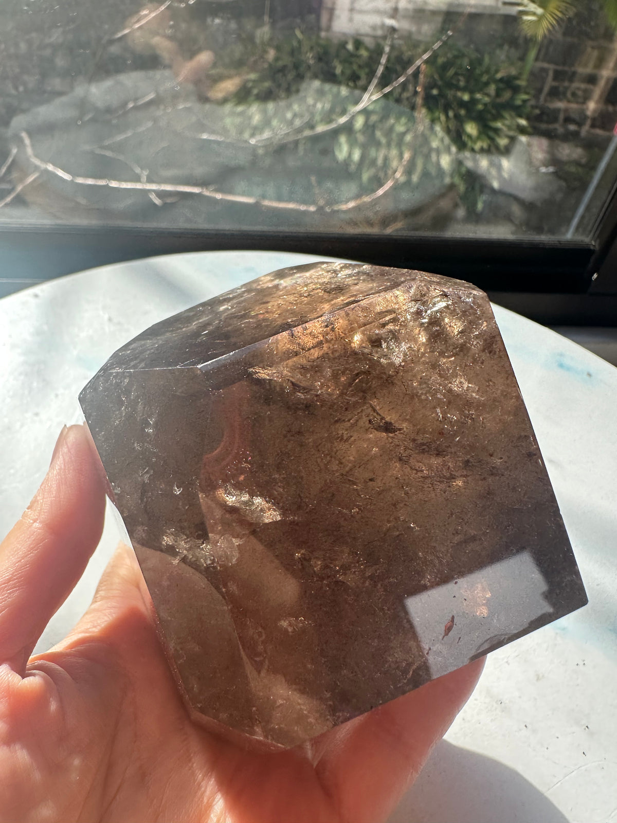 Brazilian Smoky Quartz Freeform with Deep Smoky Colour | 910g 9.4cm Exact Piece #12