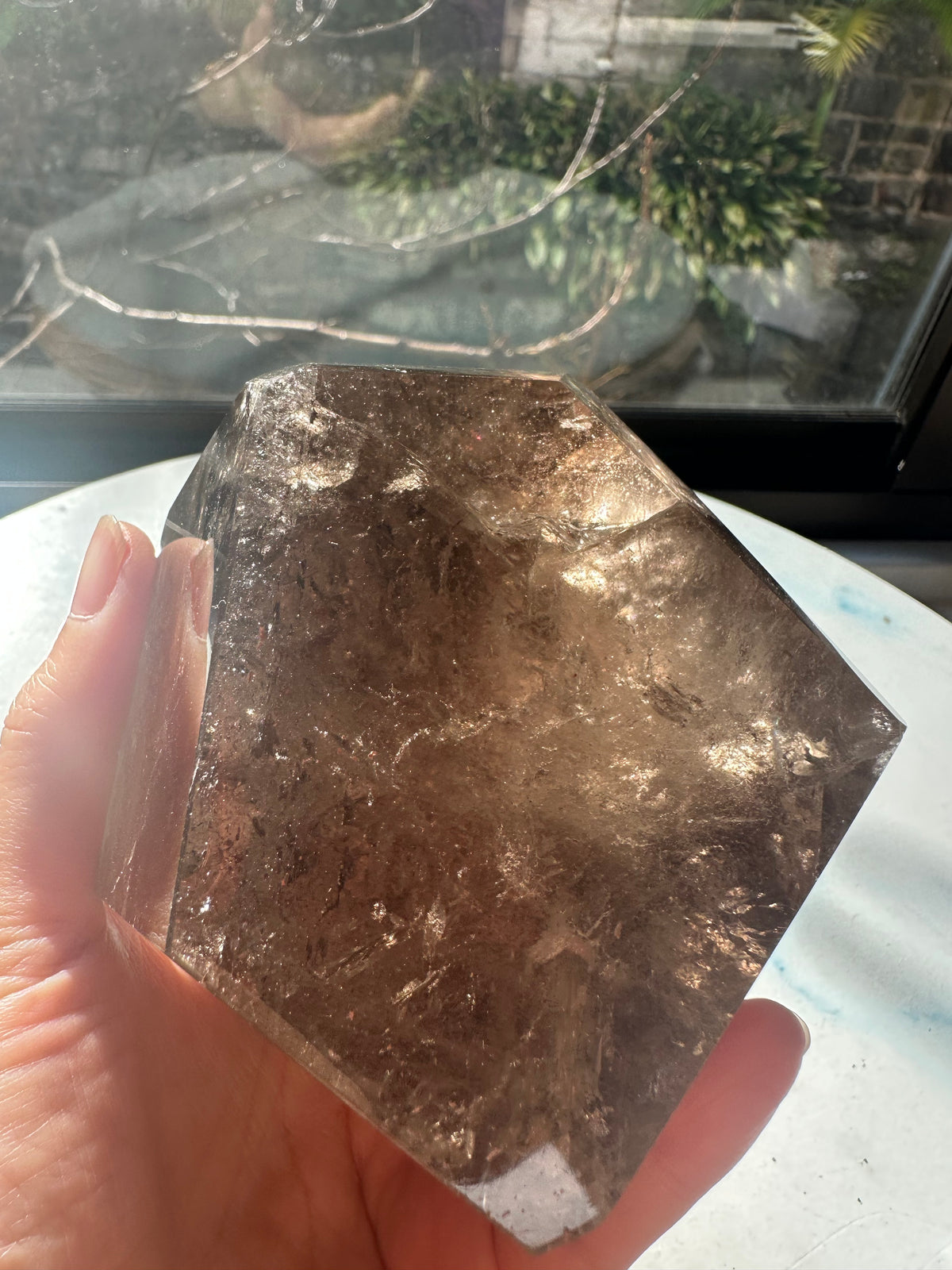 Brazilian Smoky Quartz Freeform with Deep Smoky Colour | 910g 9.4cm Exact Piece #12