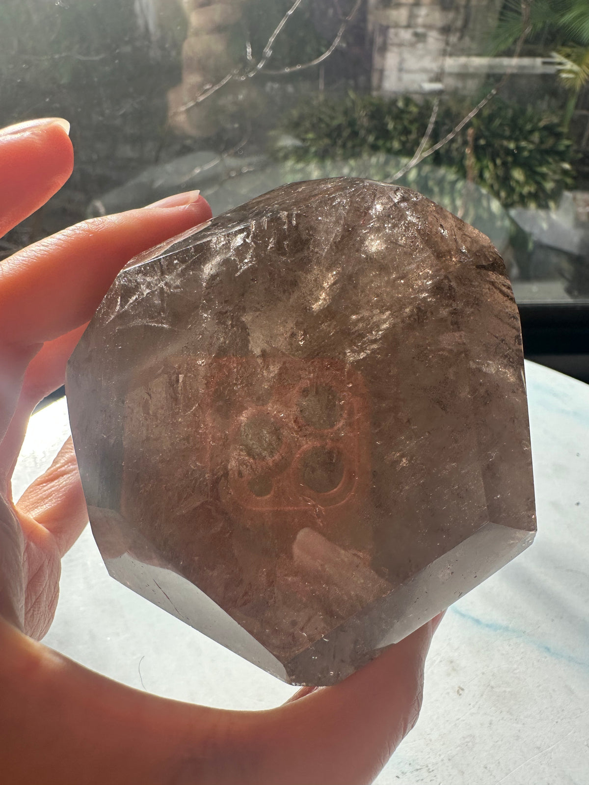 Brazilian Smoky Quartz Freeform with Deep Smoky Colour | 910g 9.4cm Exact Piece #12
