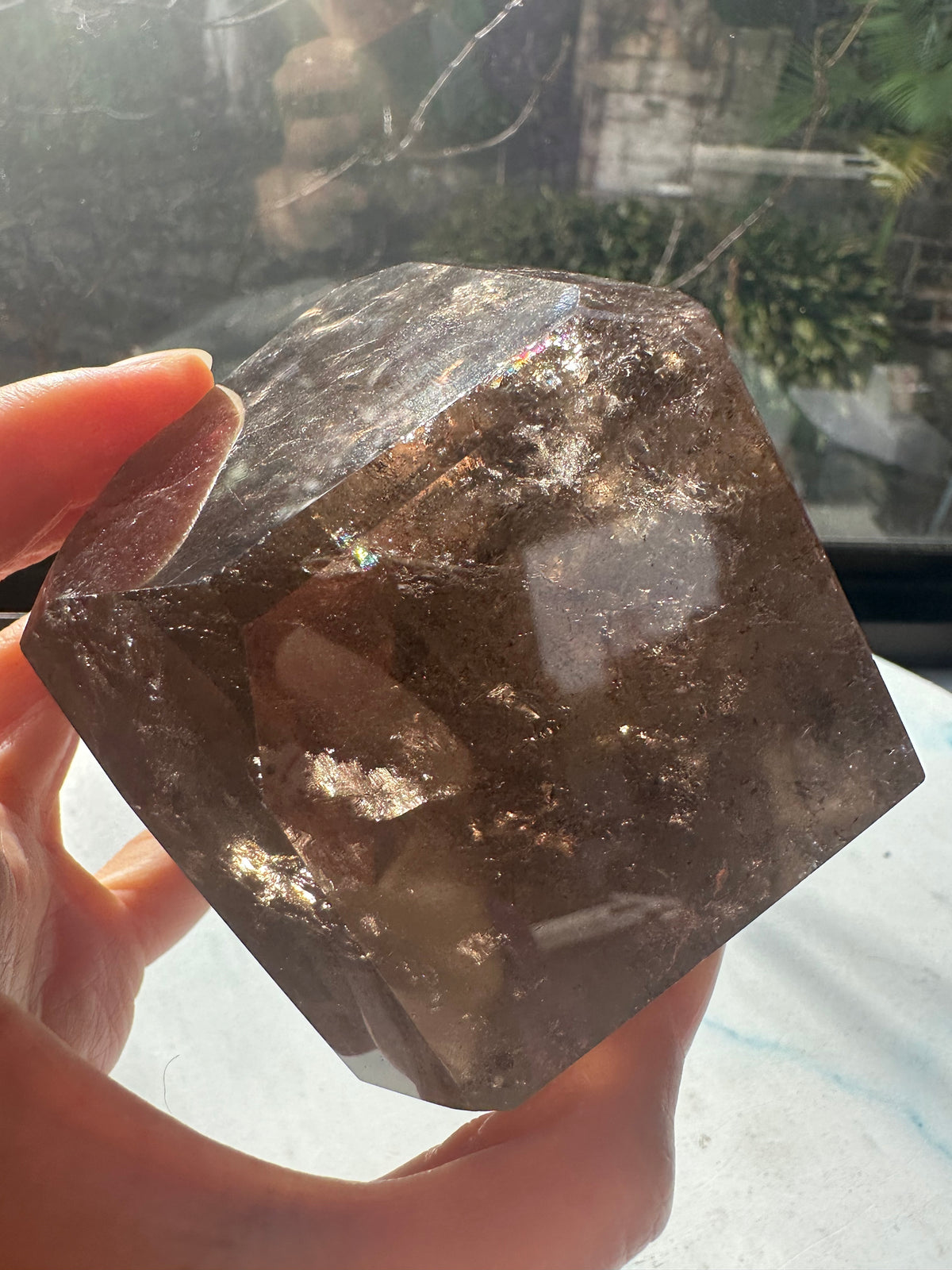 Brazilian Smoky Quartz Freeform with Deep Smoky Colour | 910g 9.4cm Exact Piece #12