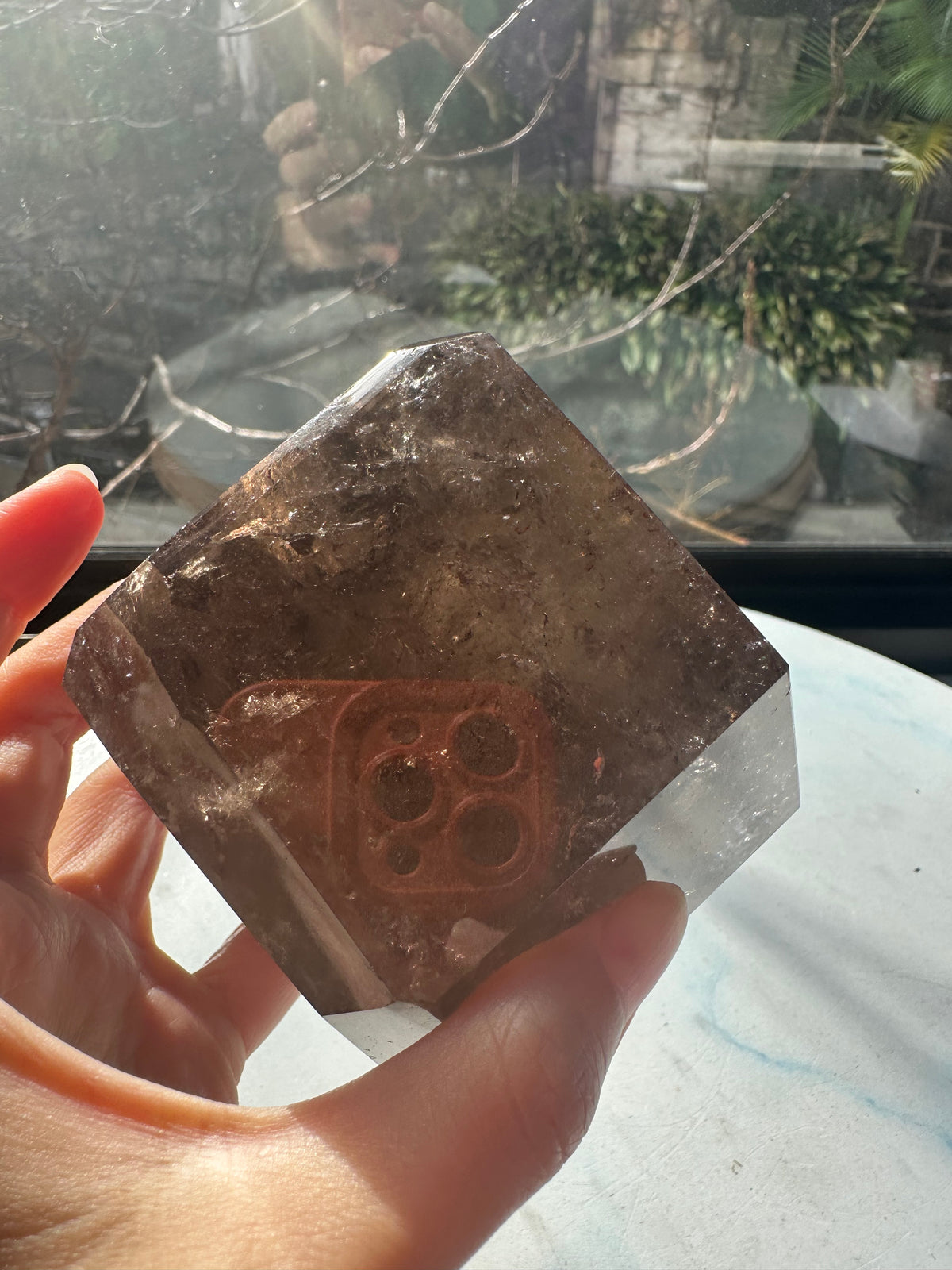 Brazilian Smoky Quartz Freeform with Deep Smoky Colour | 910g 9.4cm Exact Piece #12