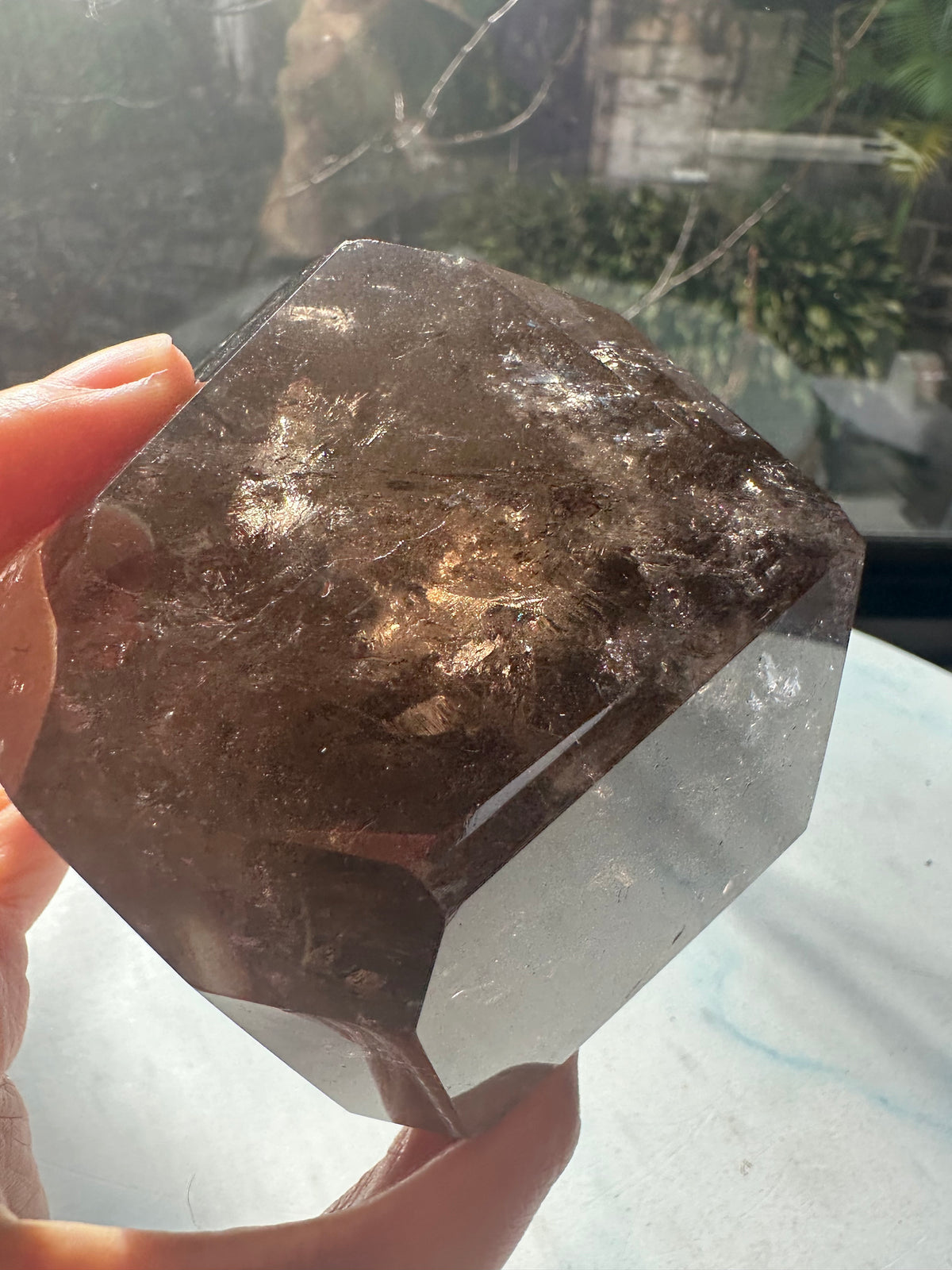 Brazilian Smoky Quartz Freeform with Deep Smoky Colour | 910g 9.4cm Exact Piece #12