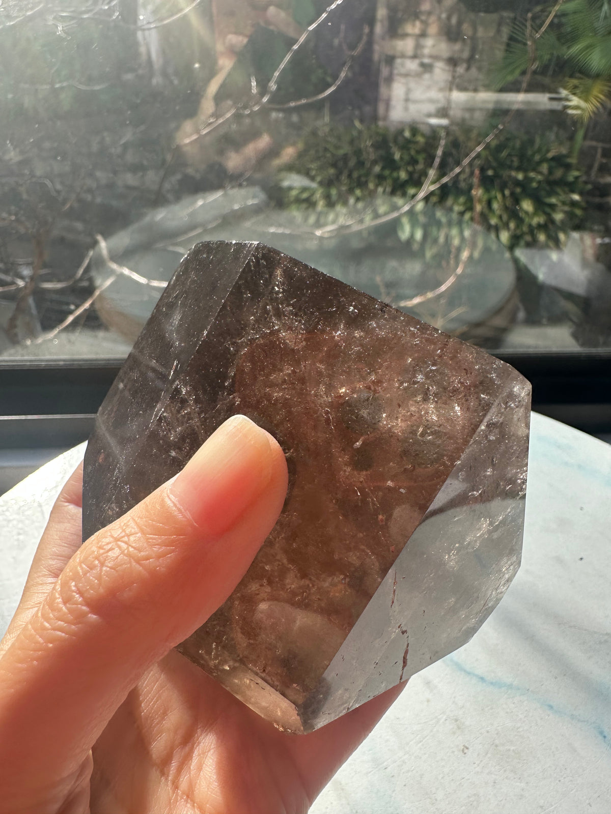 Brazilian Smoky Quartz Freeform with Deep Smoky Colour | 910g 9.4cm Exact Piece #12