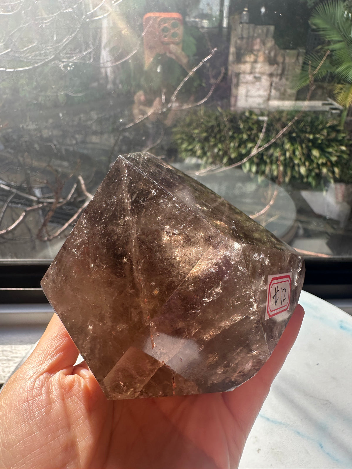 Brazilian Smoky Quartz Freeform with Deep Smoky Colour | 910g 9.4cm Exact Piece #12