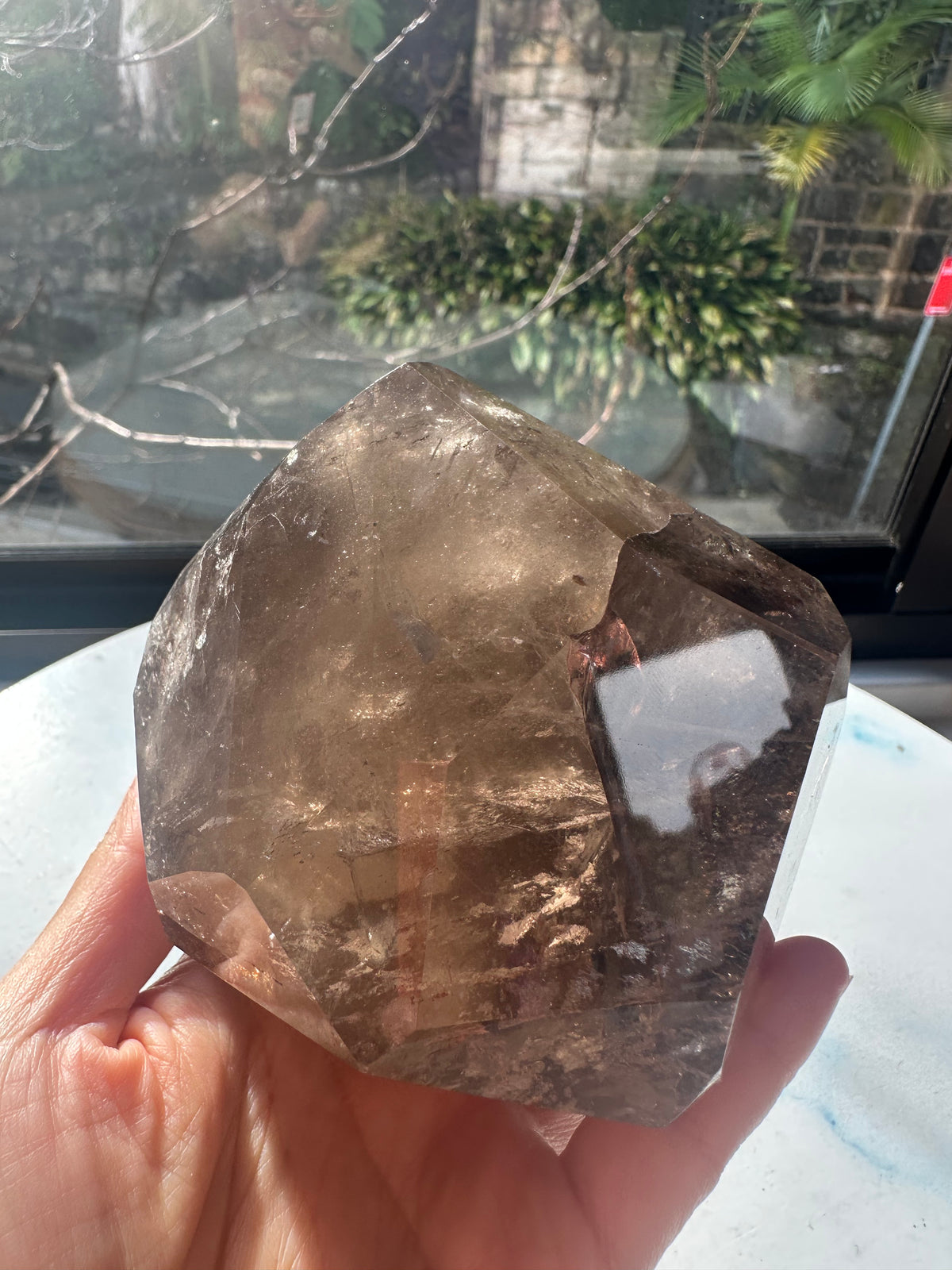 Brazilian Smoky Quartz Freeform with Deep Smoky Colour | 910g 9.4cm Exact Piece #12