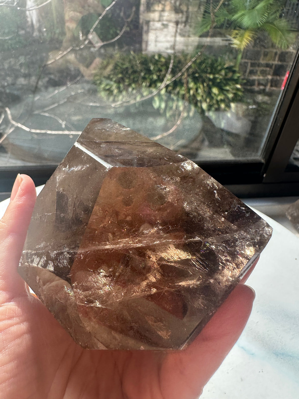 Brazilian Smoky Quartz Freeform with Deep Smoky Colour | 910g 9.4cm Exact Piece #12