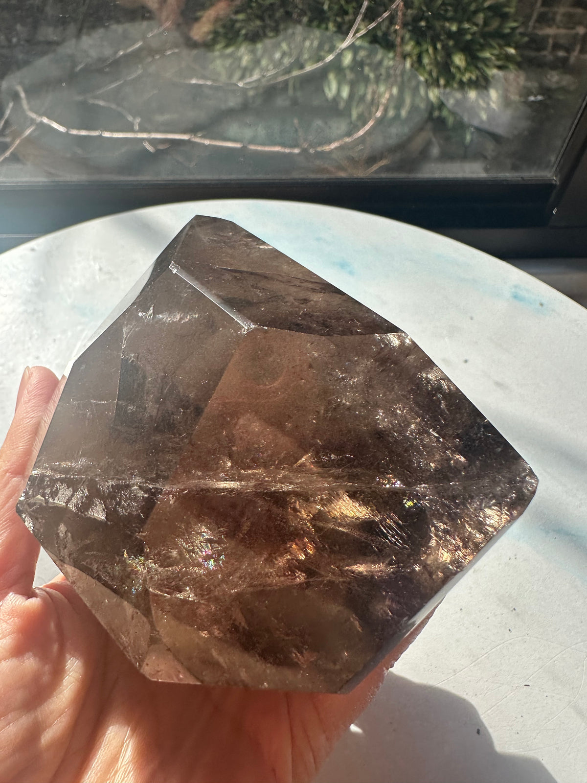 Brazilian Smoky Quartz Freeform with Deep Smoky Colour | 910g 9.4cm Exact Piece #12