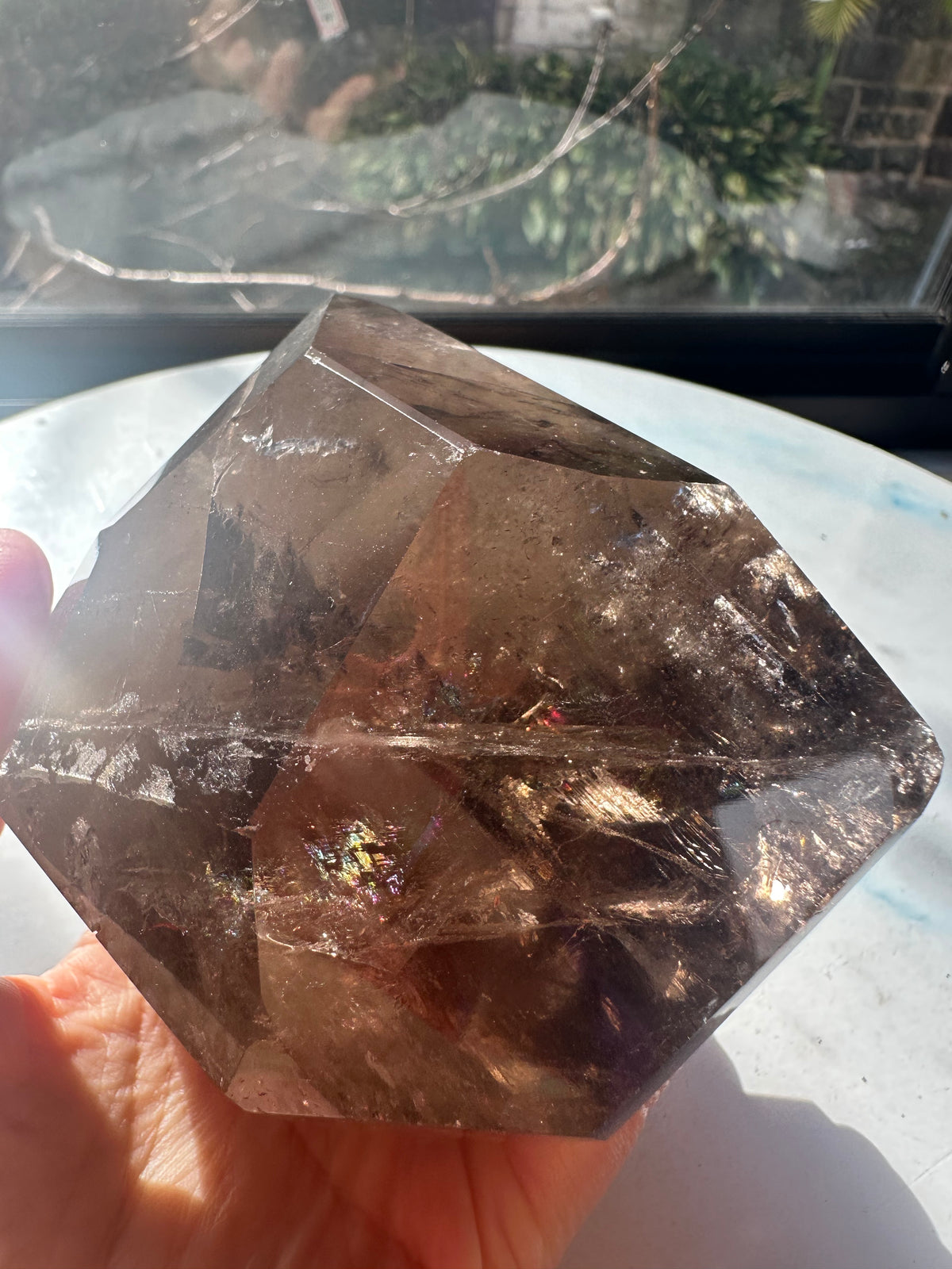 Brazilian Smoky Quartz Freeform with Deep Smoky Colour | 910g 9.4cm Exact Piece #12