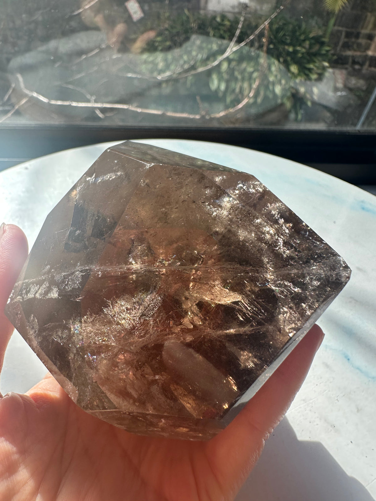 Brazilian Smoky Quartz Freeform with Deep Smoky Colour | 910g 9.4cm Exact Piece #12