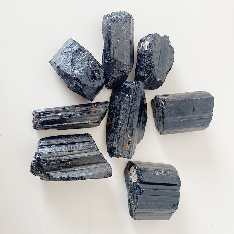 Tourmaline noire brute - Cristal de protection puissant pour la mise à la terre et le nettoyage