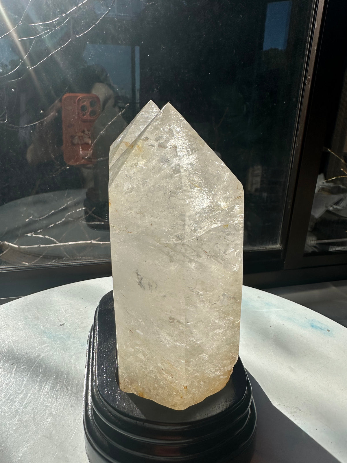 Brazilian Clear Quartz Twin Tower with Paired Points | 2kg 15.4cm Exact Piece