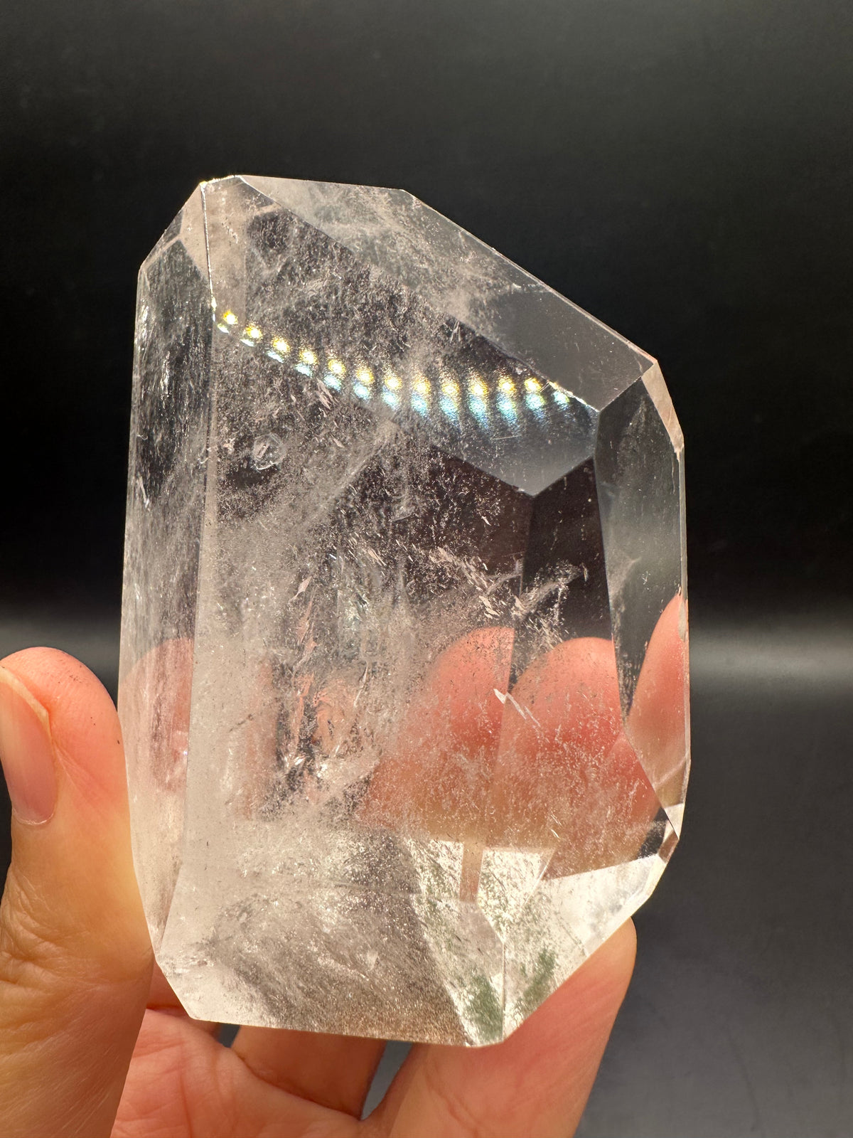 Brazilian Clear Quartz Freeform – 227g, Garden Quartz #1 — exact crystal, view 6 of 24