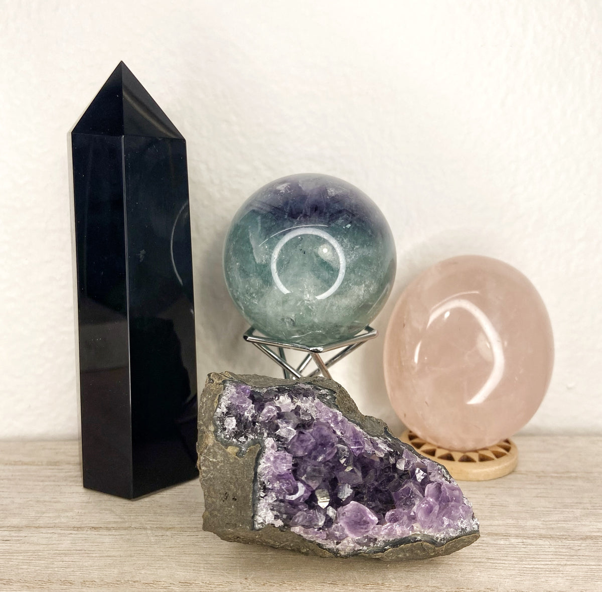 Personalised crystal gift set for a meaningful self-care ritual