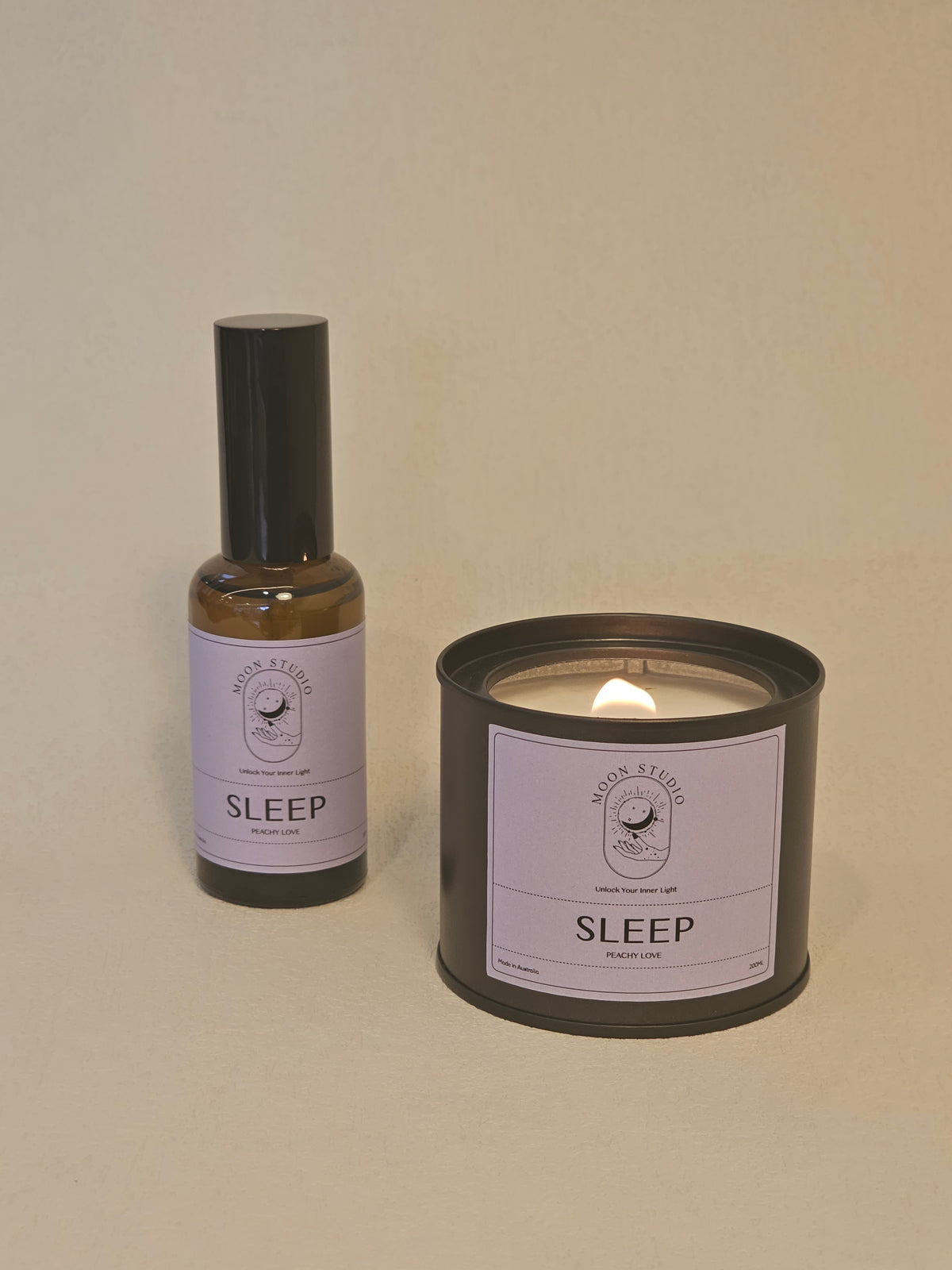 Sleep Ritual Candle | Hand-Poured Soy Wax with Wooden Wick