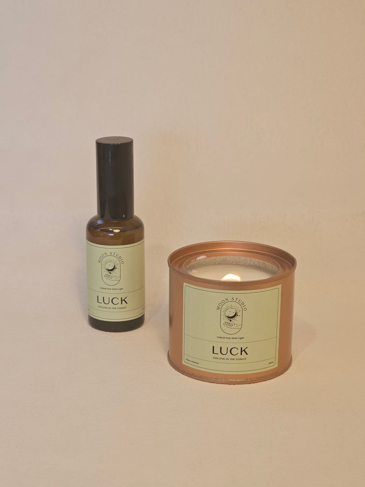 Good Fortune Ritual Candle – Soy Wax Crystal Candle product photo 6