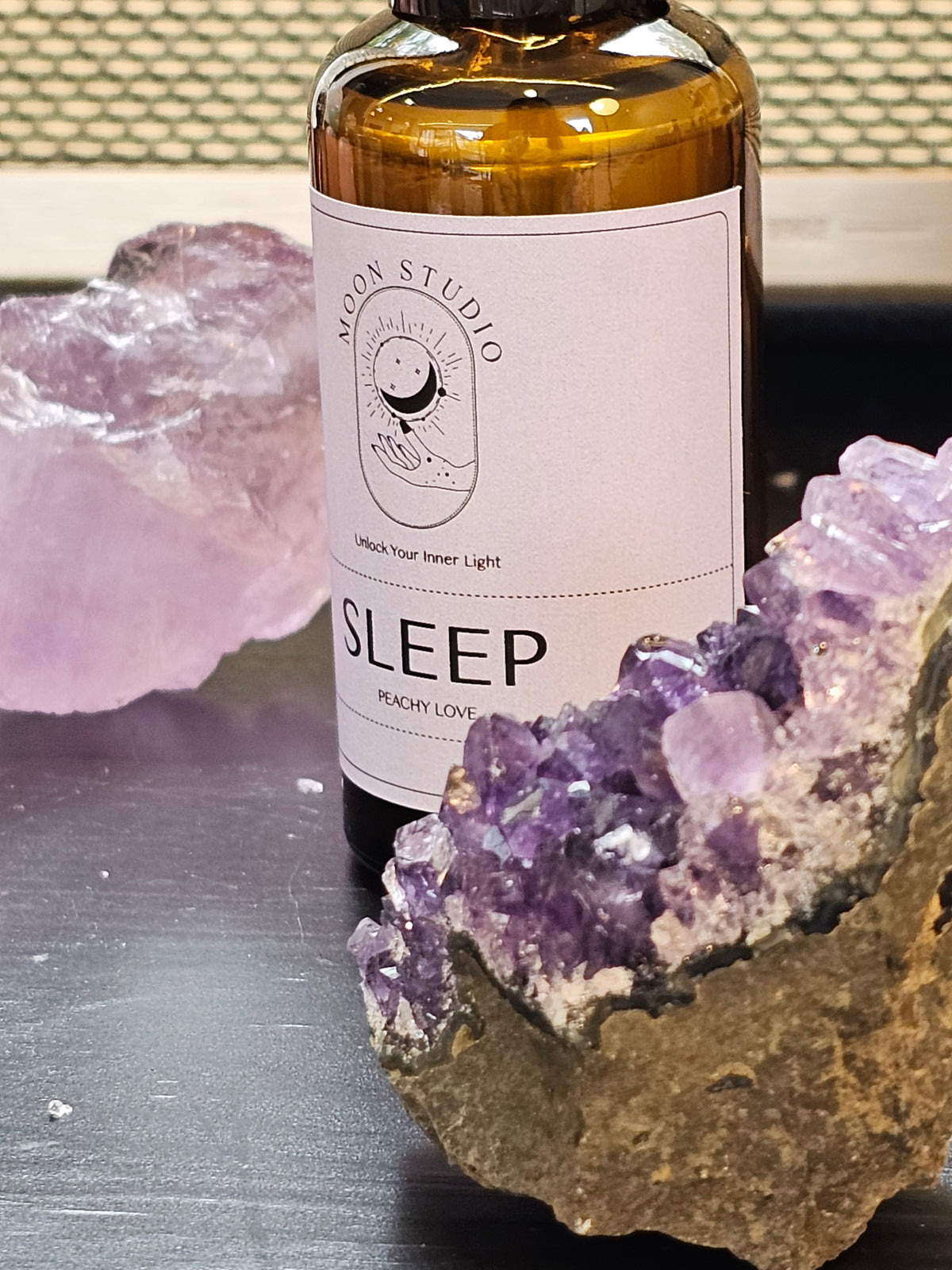 Sleep Ritual Kit | Soy Candle, Room Spray & Amethyst Cluster