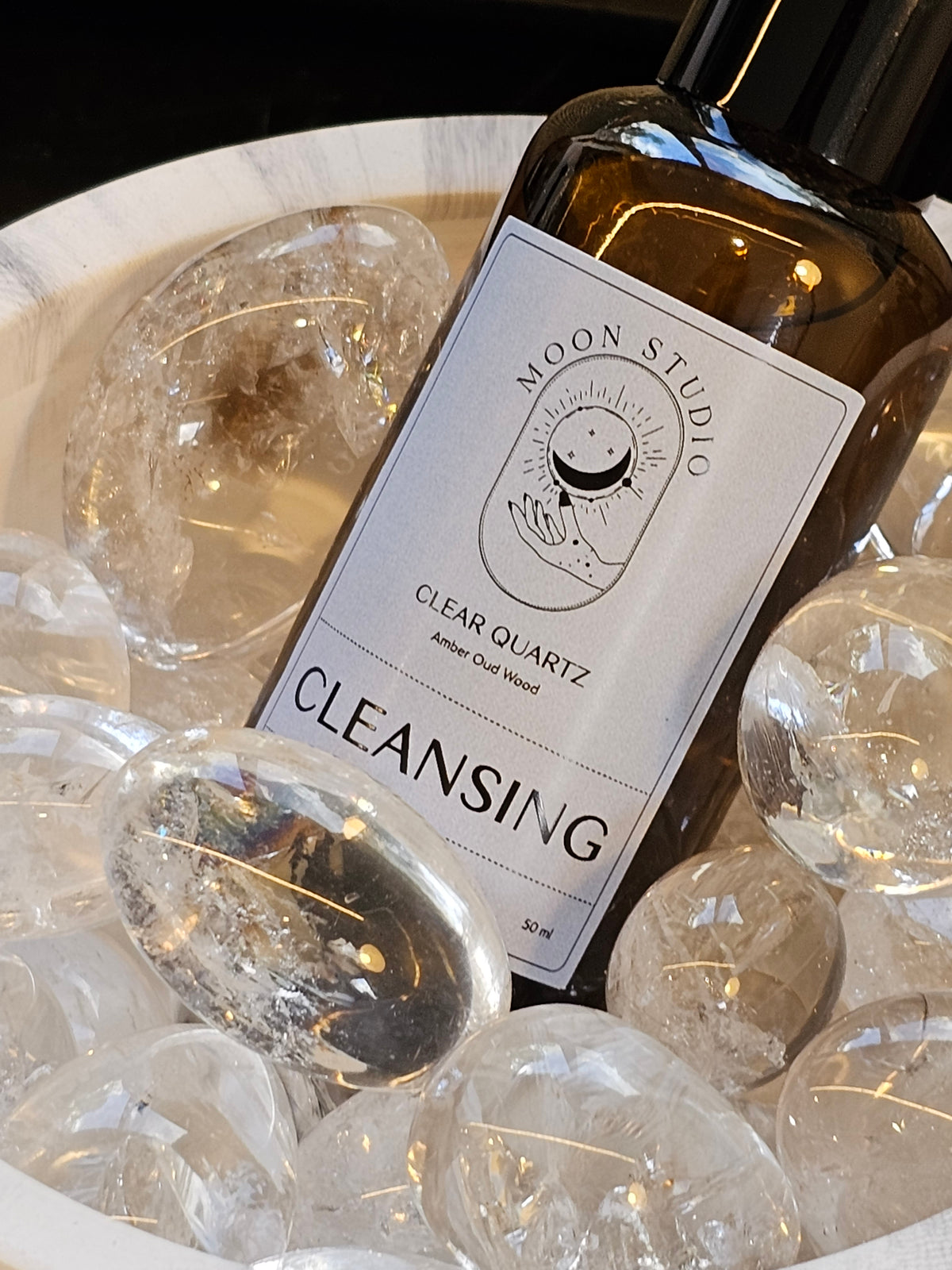 Clear Quartz Infused Cleansing Mist – Room & Ritual Spray product photo 6