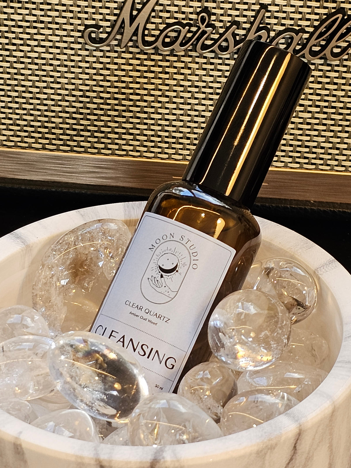 Clear Quartz Infused Cleansing Mist – Room & Ritual Spray product photo 1
