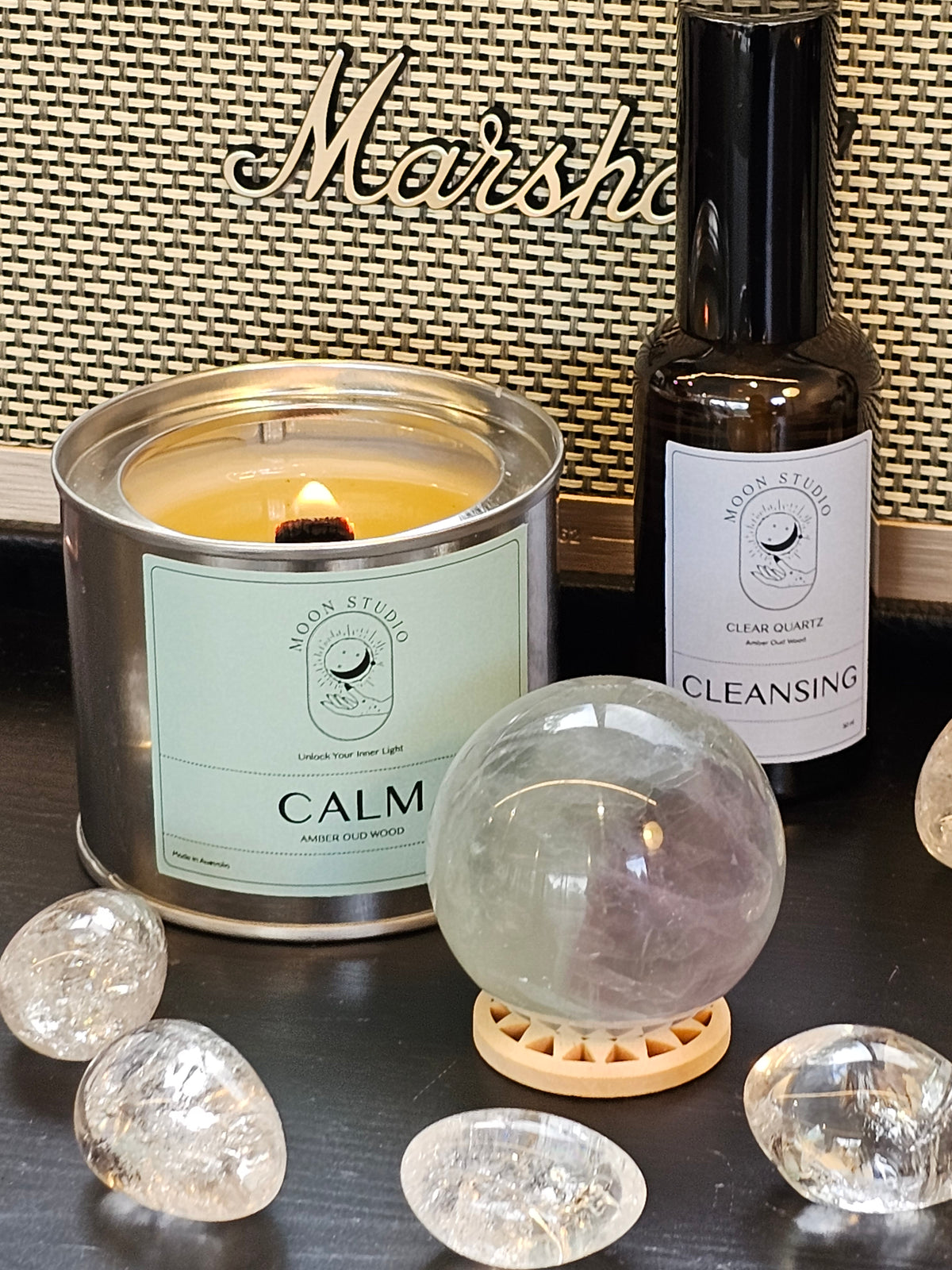 Calm Ritual Candle – Hand-Poured Soy Wax Candle product photo 3