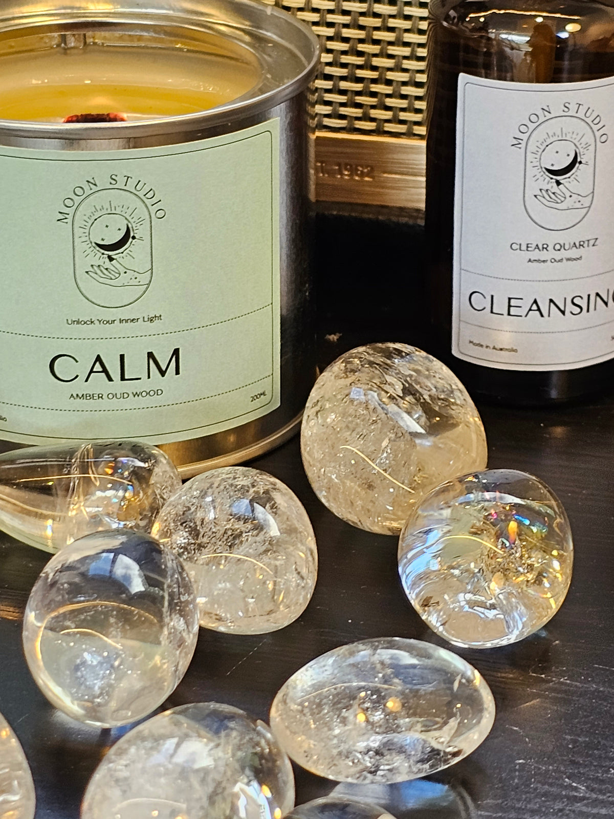 Calm Ritual Candle – Hand-Poured Soy Wax Candle product photo 7