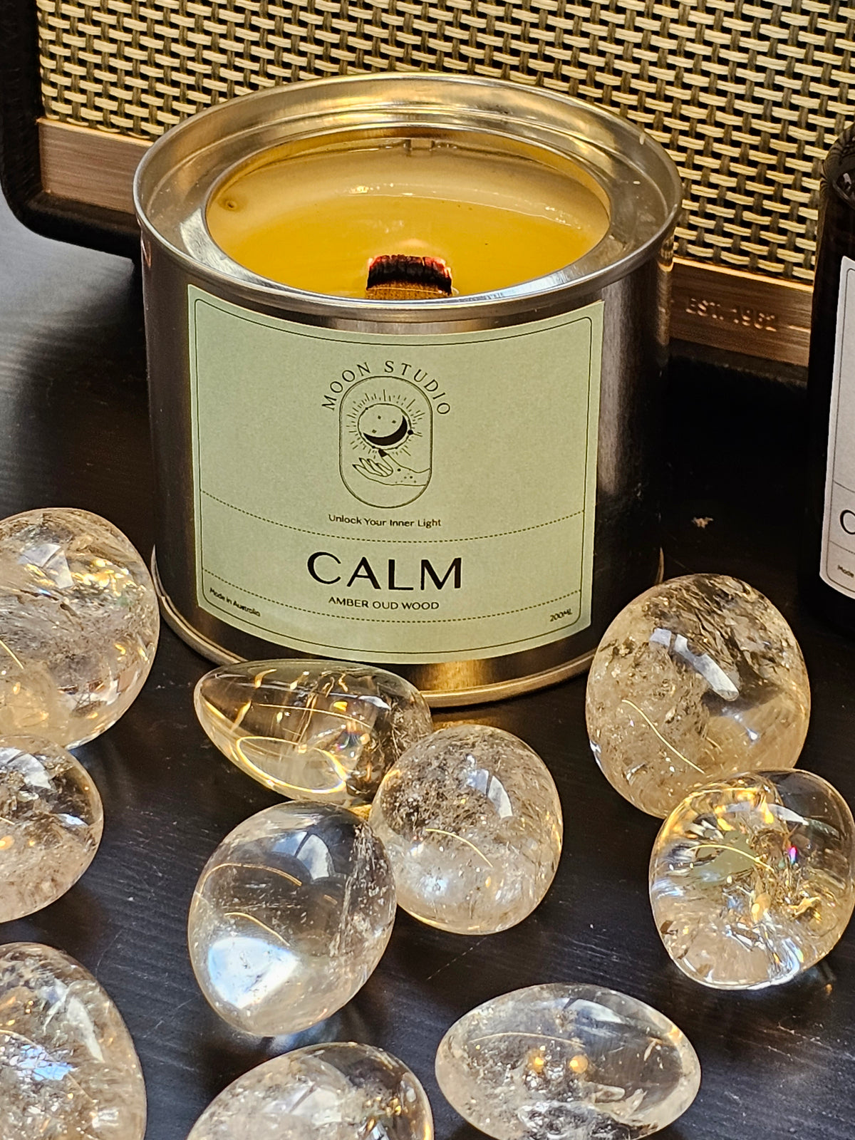 Calming Ritual Kit | Soy Candle, Room Spray & Fluorite Sphere