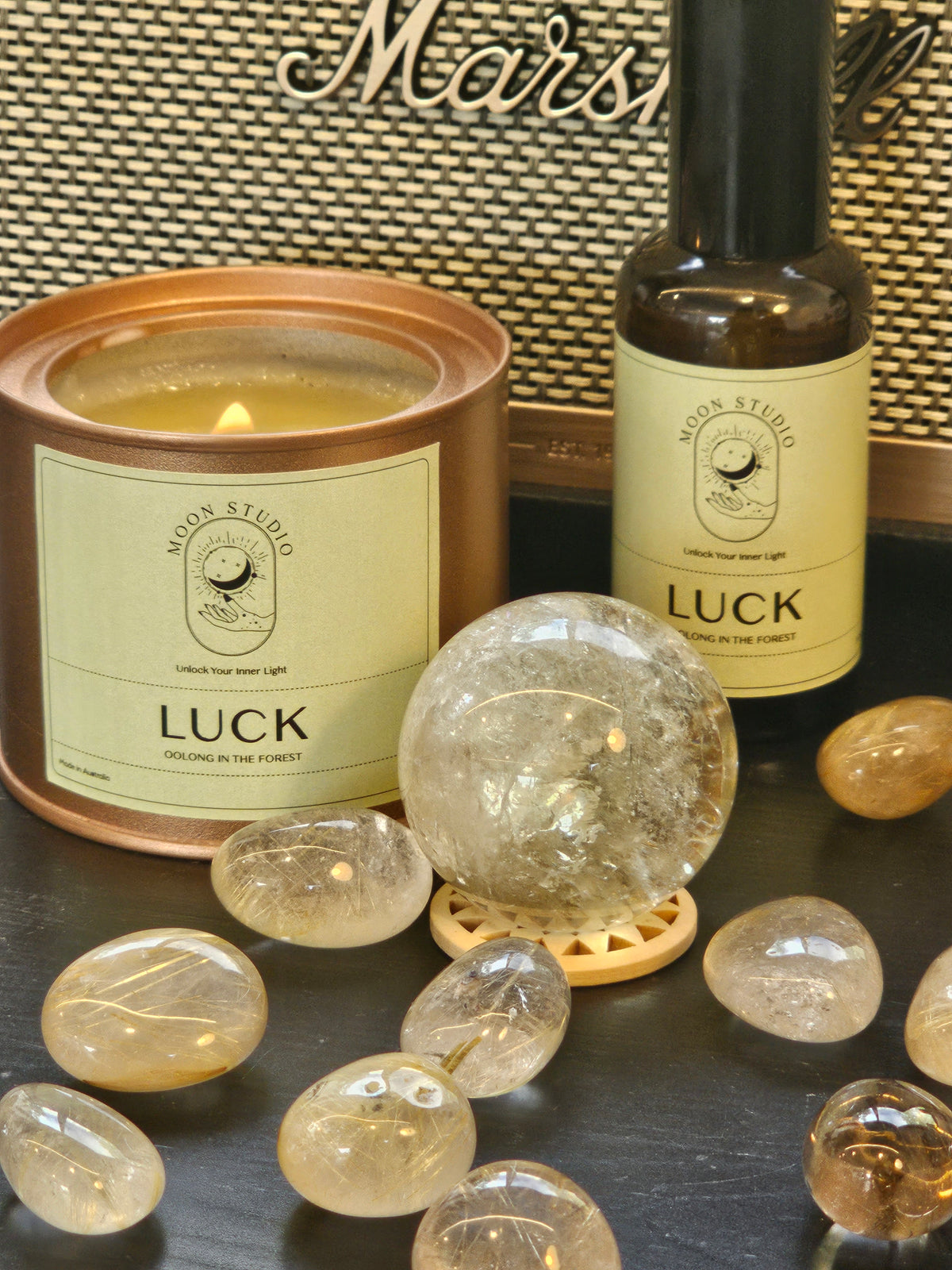 Citrine Sphere Ritual Gift Set – product view