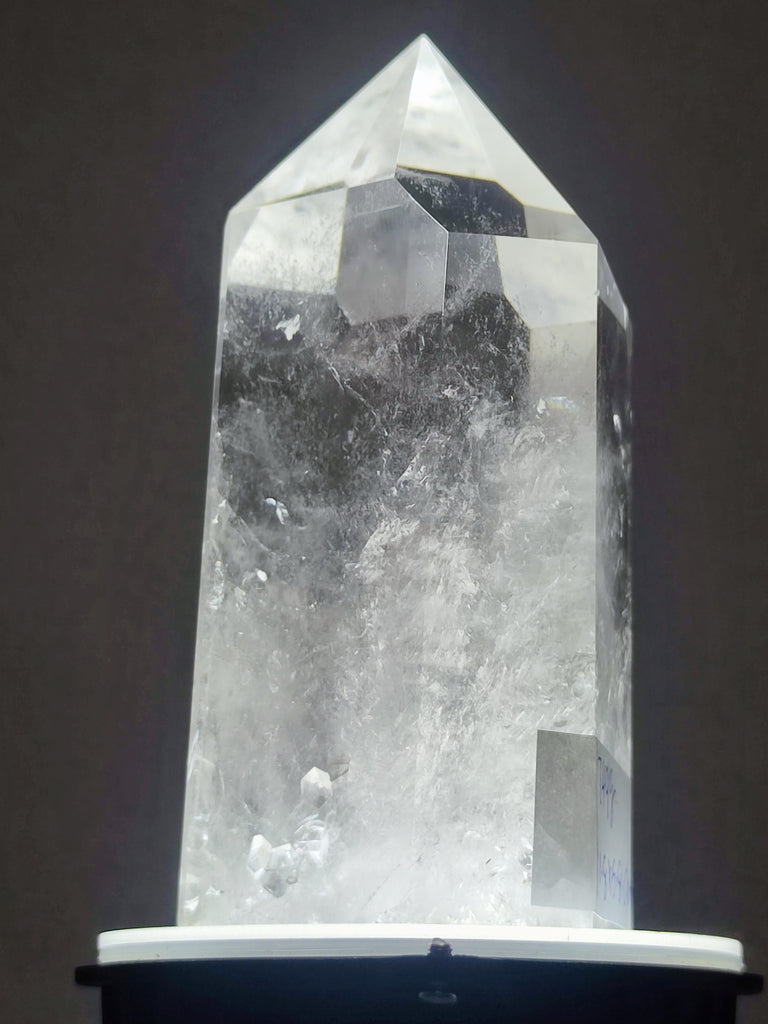 Large Clear Quartz Tower Point Generator Amplify Energy Clarity in Your Space 749g