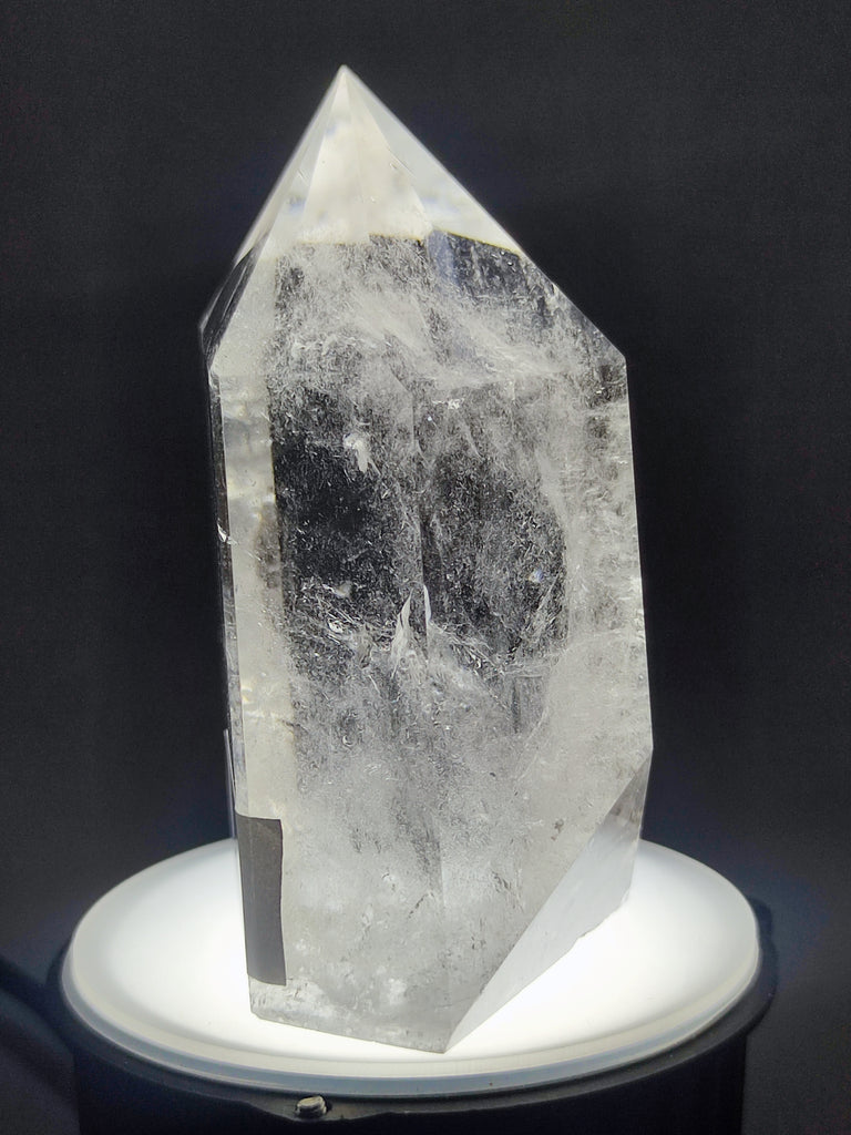 Large Clear Quartz Tower Point Generator Amplify Energy Clarity in Your Space 582g
