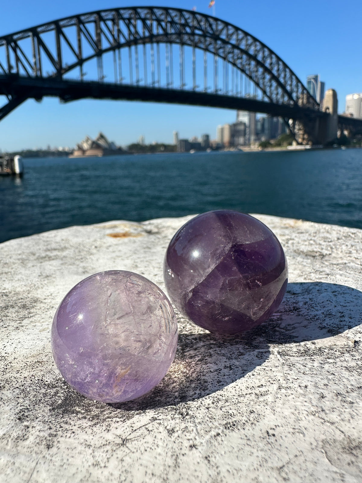 Amethyst Sphere, Natural Purple Crystal Ball – alternate view 6