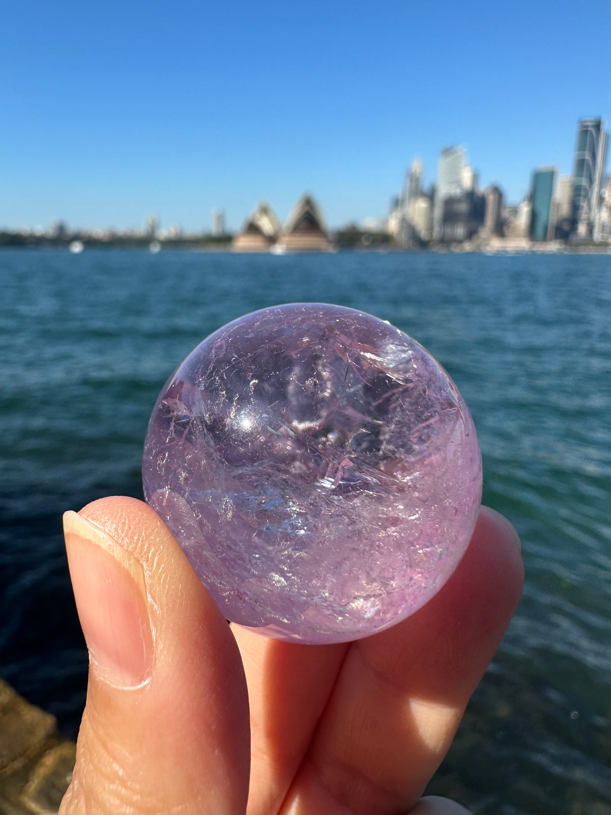 Amethyst Sphere, Natural Purple Crystal Ball – product overview