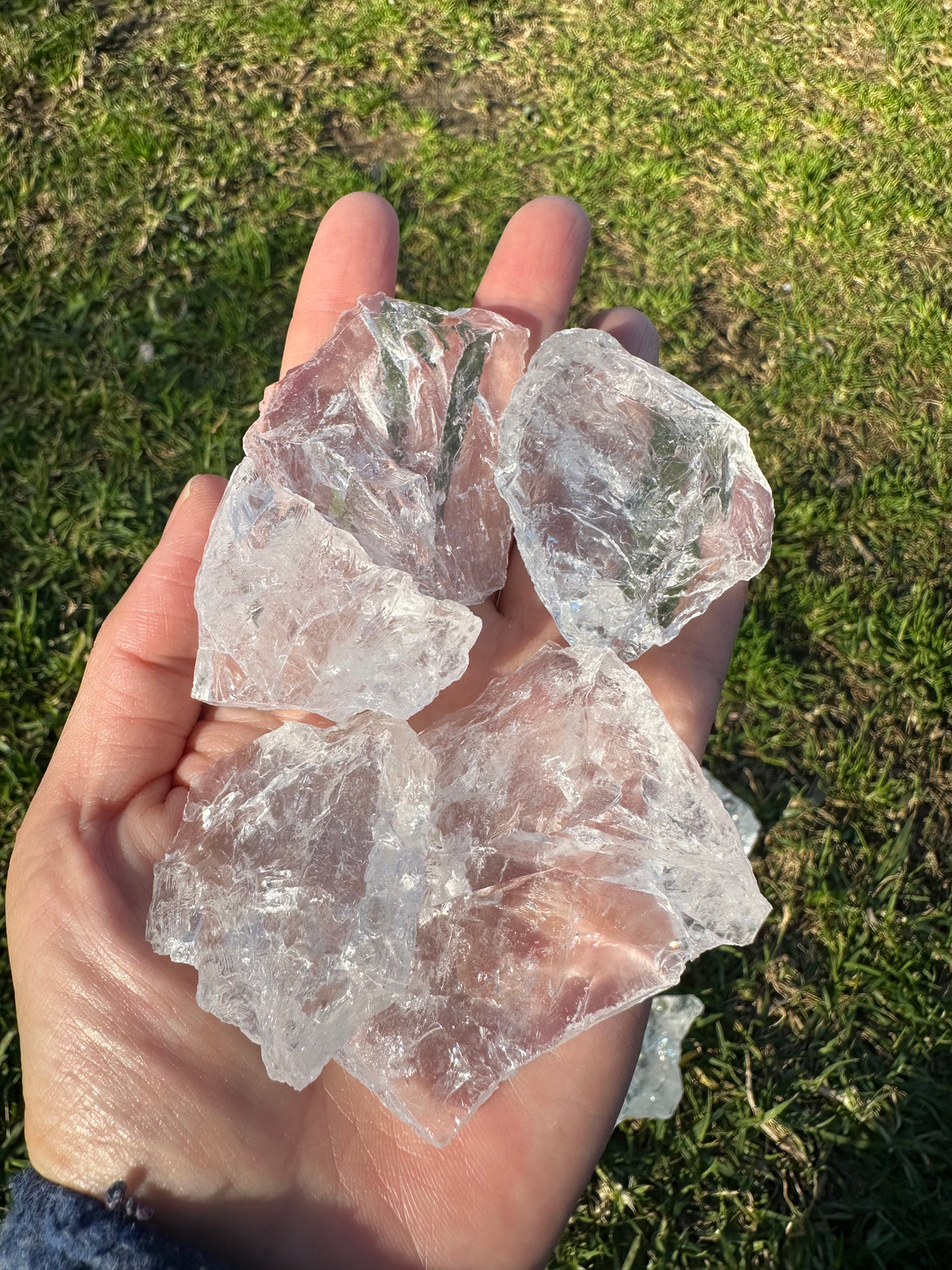 Raw Clear Quartz Crystals | 200g Bag