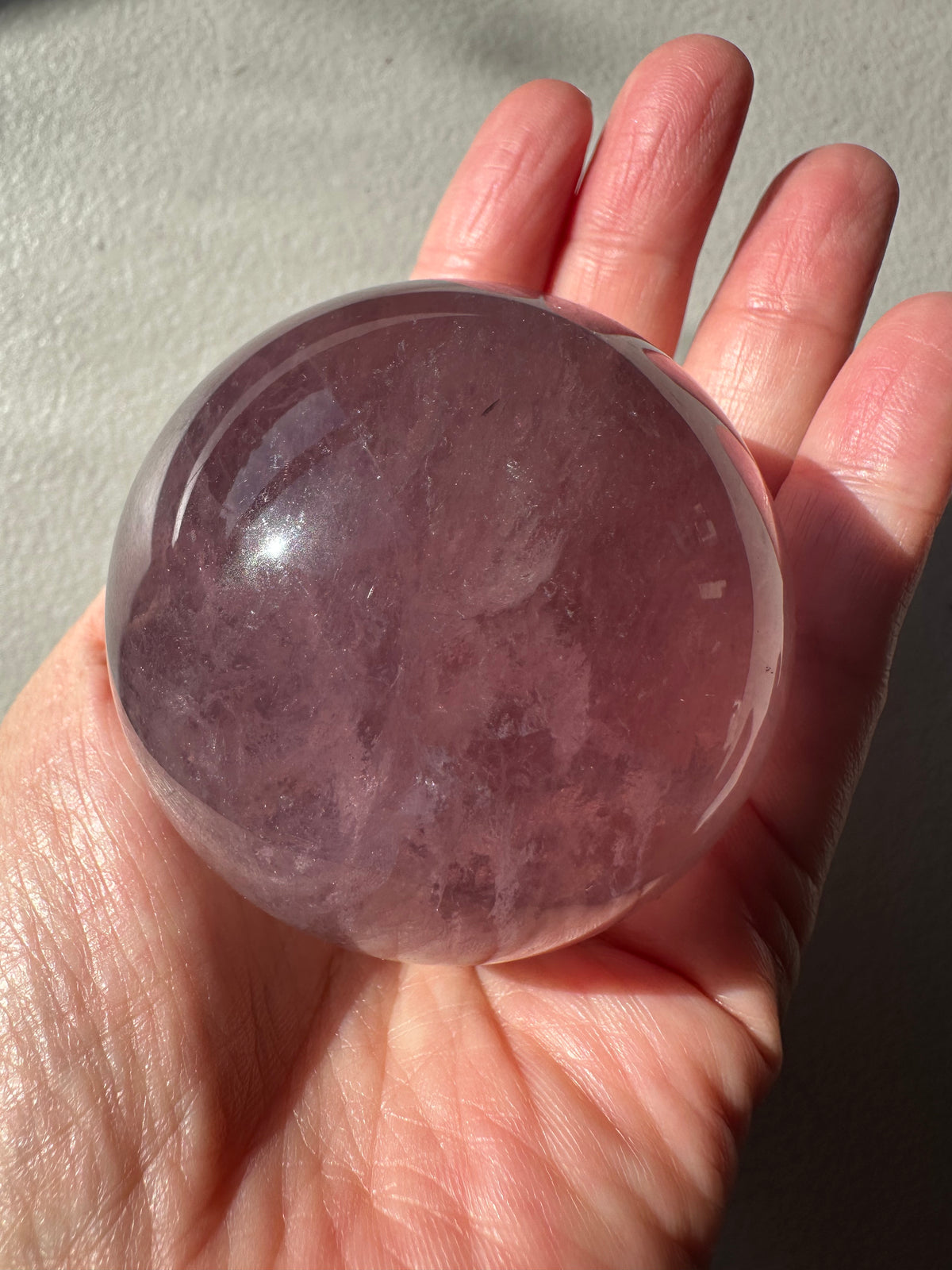 Purple Fluorite Sphere | Natural Crystal Ball 5–7cm