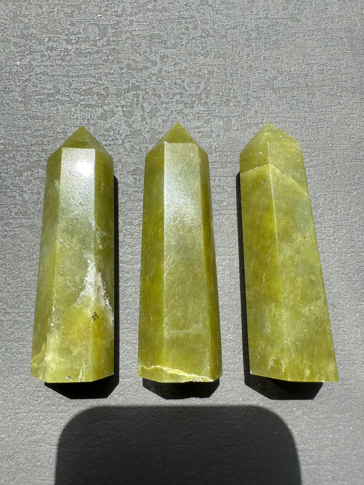 Green Jade Tower – Polished Green Crystal Point 6–8cm product photo 1