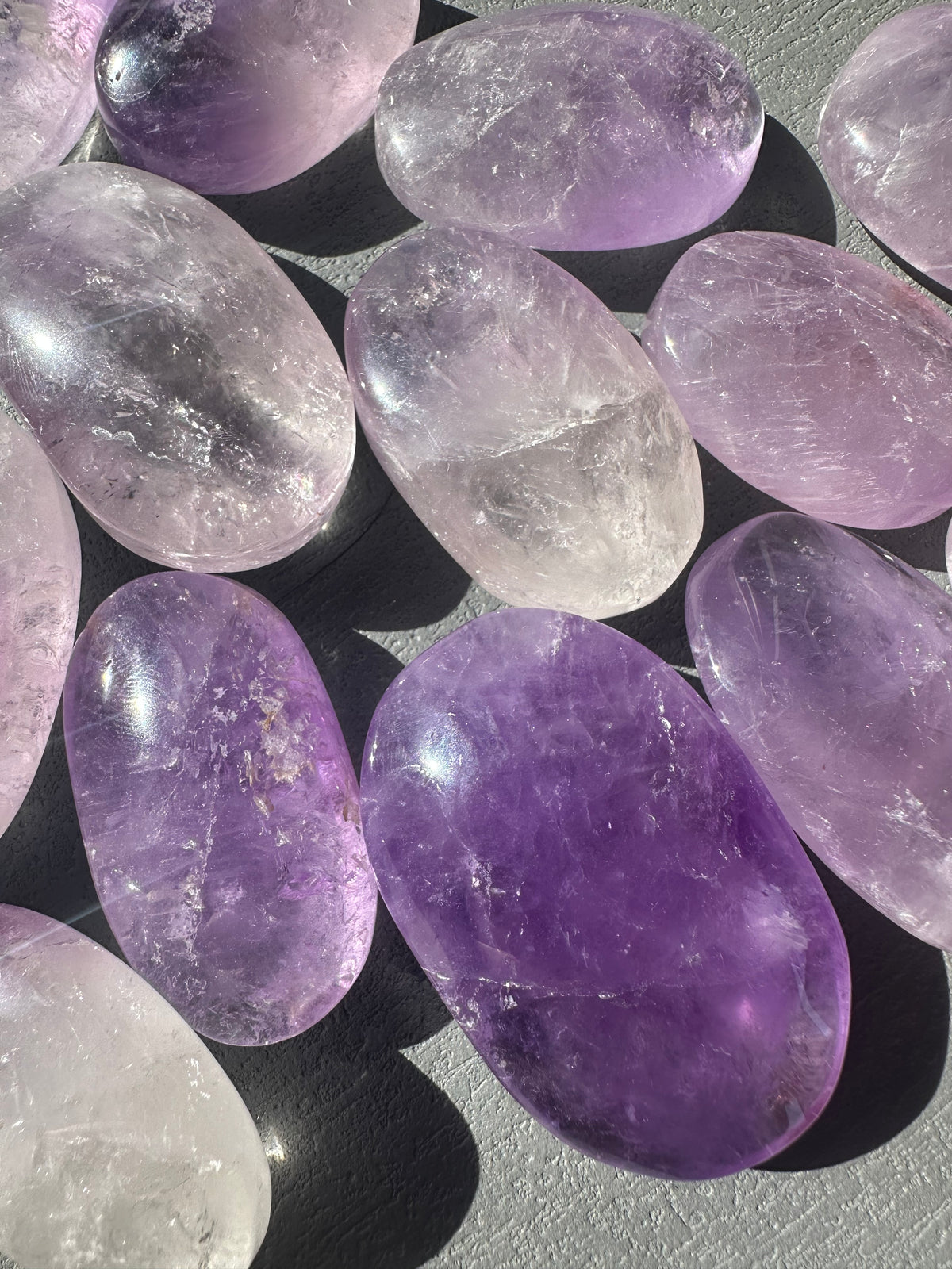Brazilian Amethyst Palm Stone, Natural Purple Crystal – alternate view 3