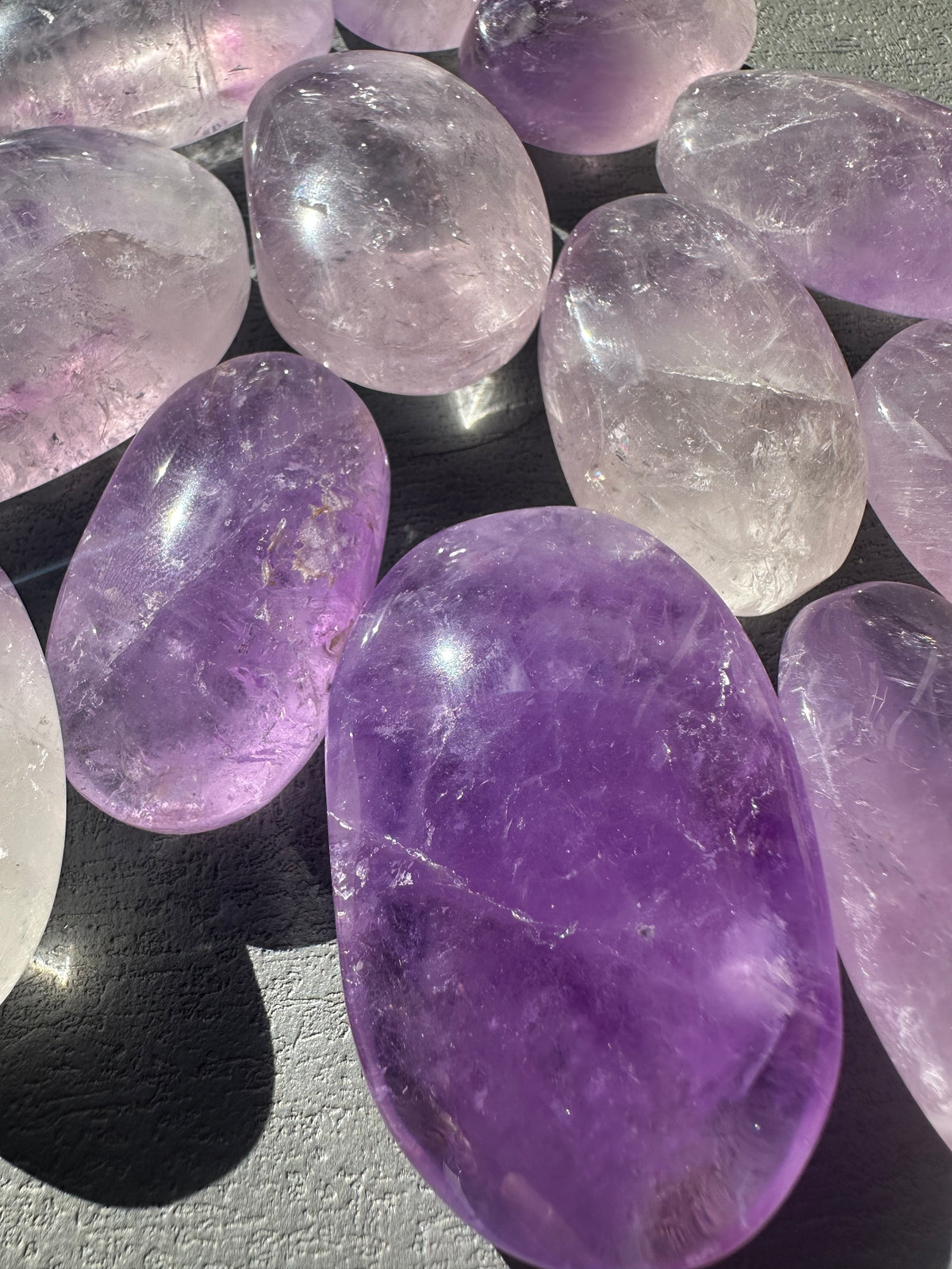 Brazilian Amethyst Palm Stone, Natural Purple Crystal – alternate view 5