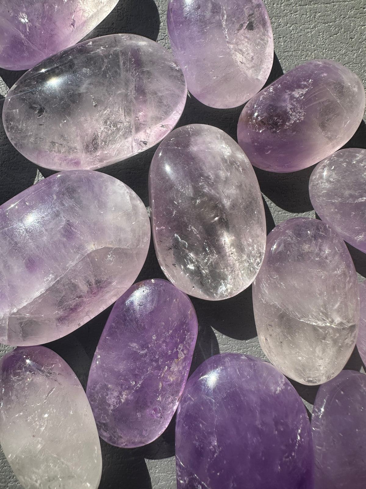 Brazilian Amethyst Palm Stone, Natural Purple Crystal – alternate view 6