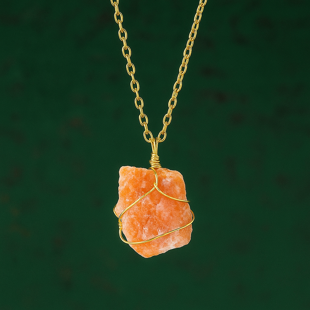 Raw Crystal Necklace – 14k Gold-Plated Chain product photo 15
