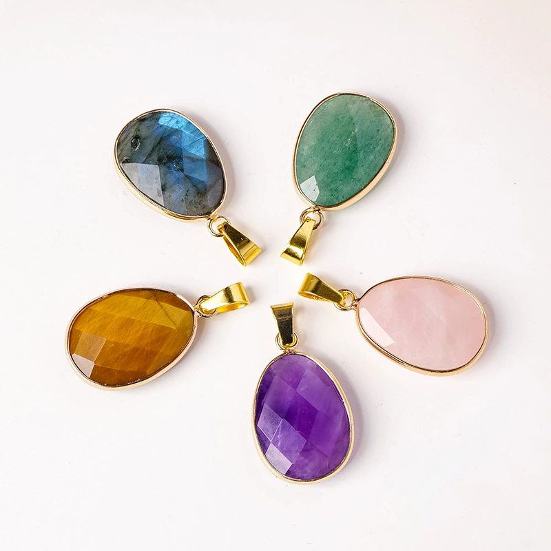 Crystal Drop Necklace – 3cm Teardrop Pendant product photo 3