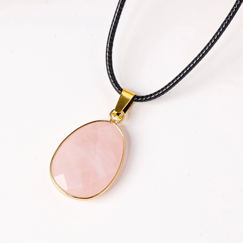 Crystal Drop Necklace – 3cm Teardrop Pendant product photo 5