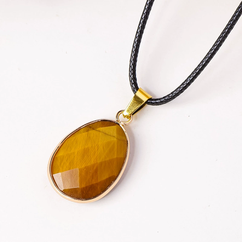 Crystal Drop Necklace – 3cm Teardrop Pendant product photo 6