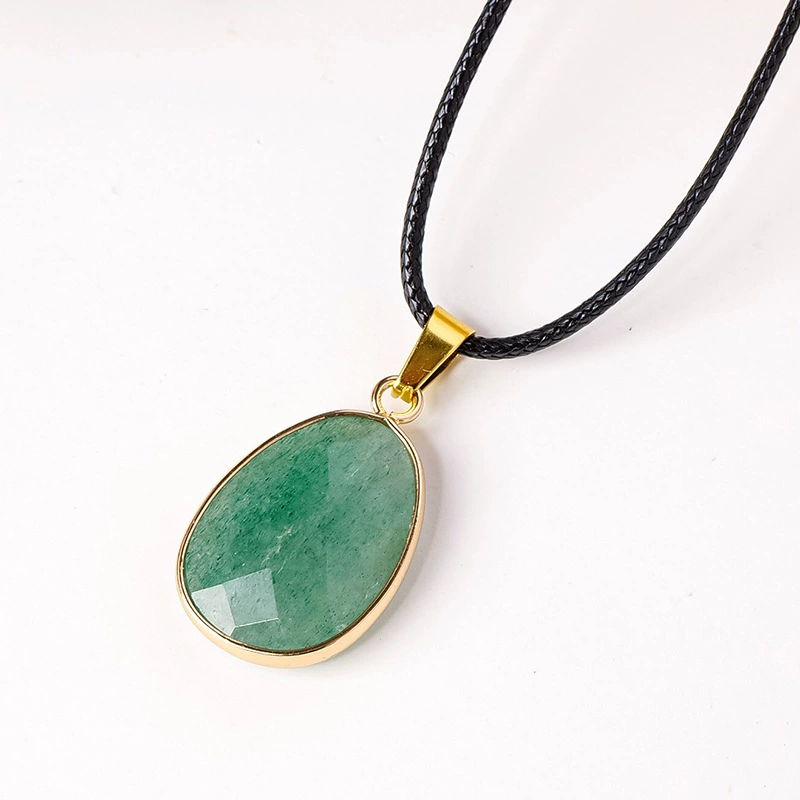 Crystal Drop Necklace – 3cm Teardrop Pendant product photo 7