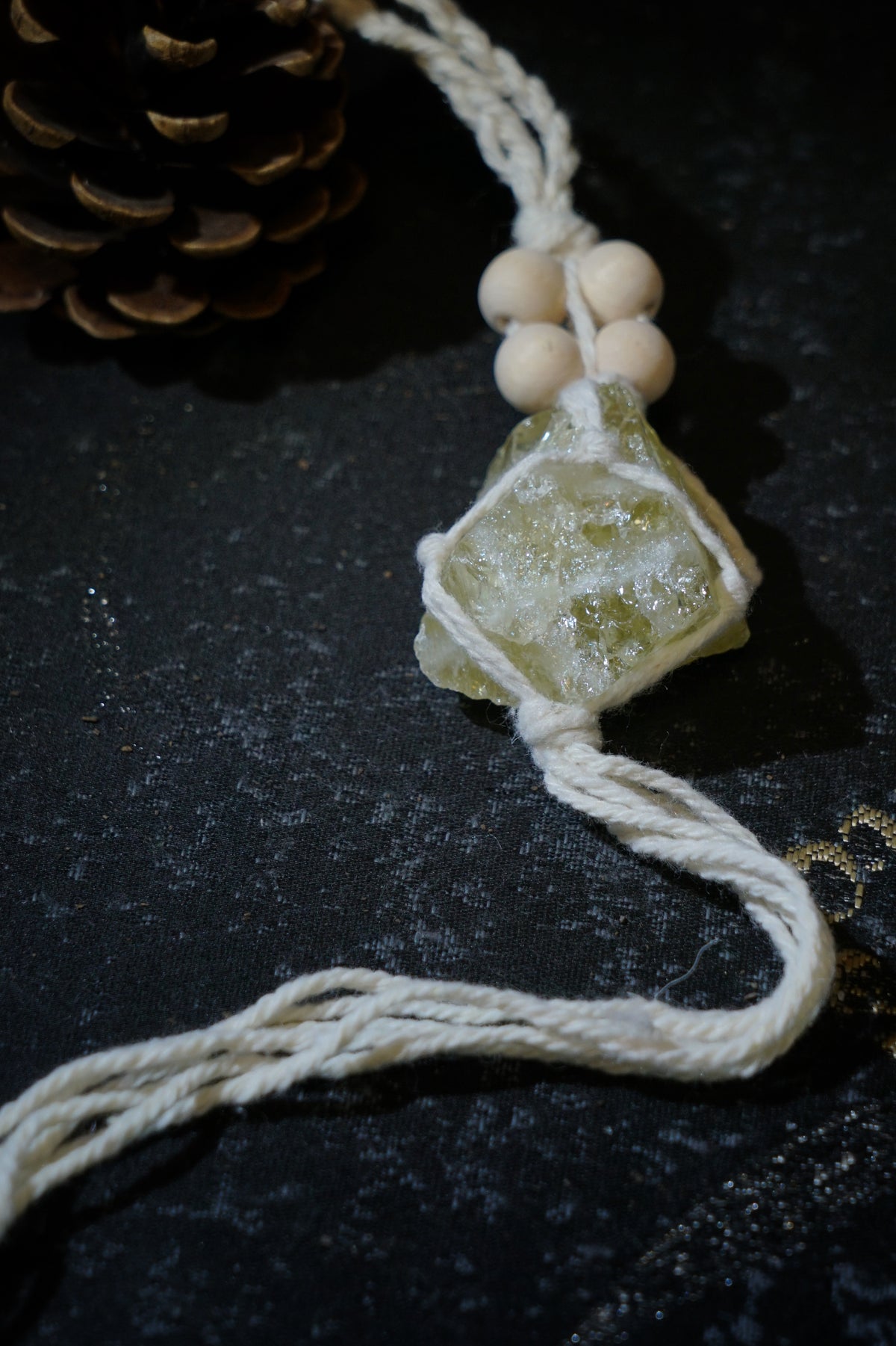 Raw Citrine Hanging Decor – alternate view 16