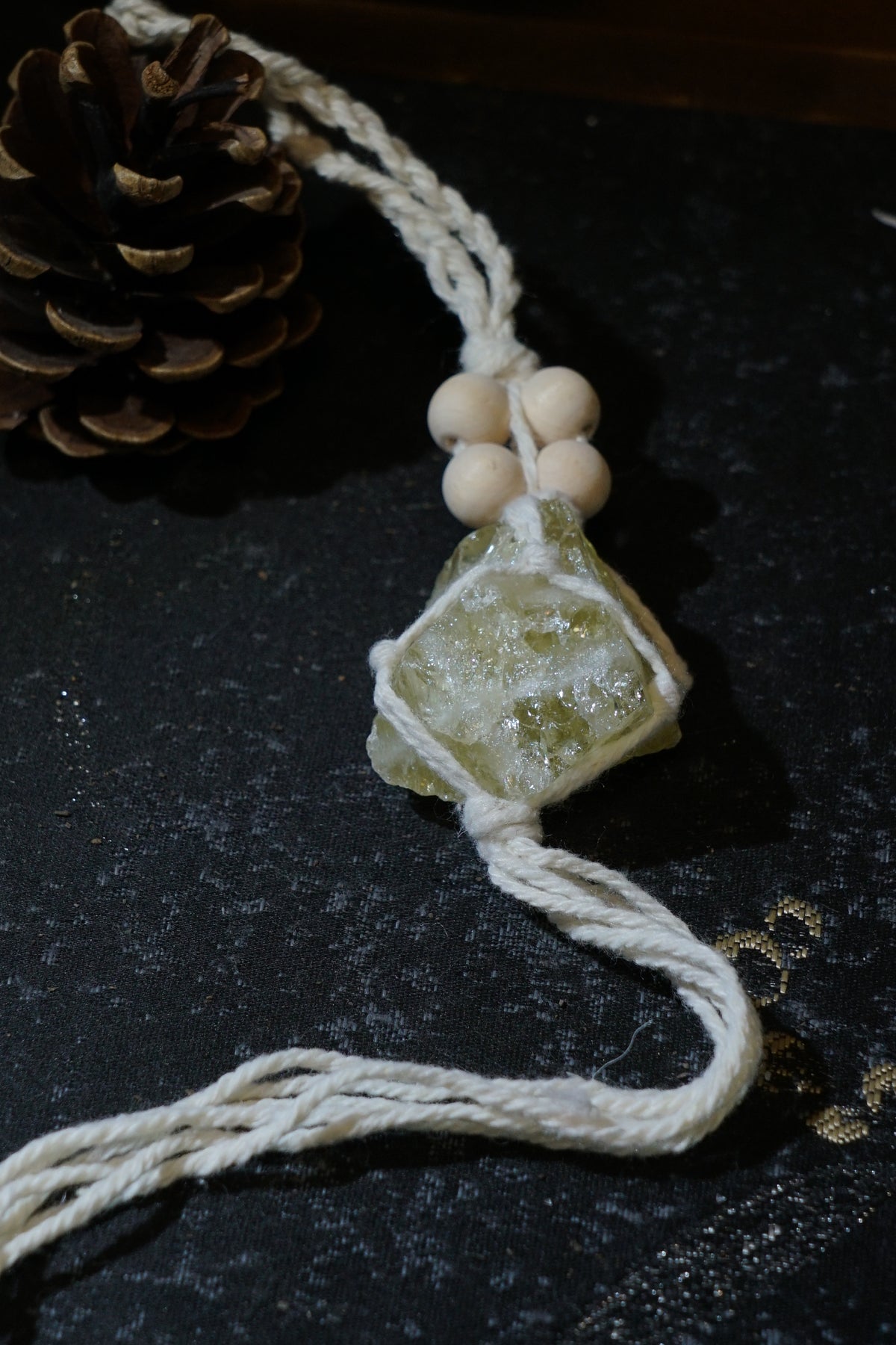 Raw Citrine Hanging Decor – alternate view 17