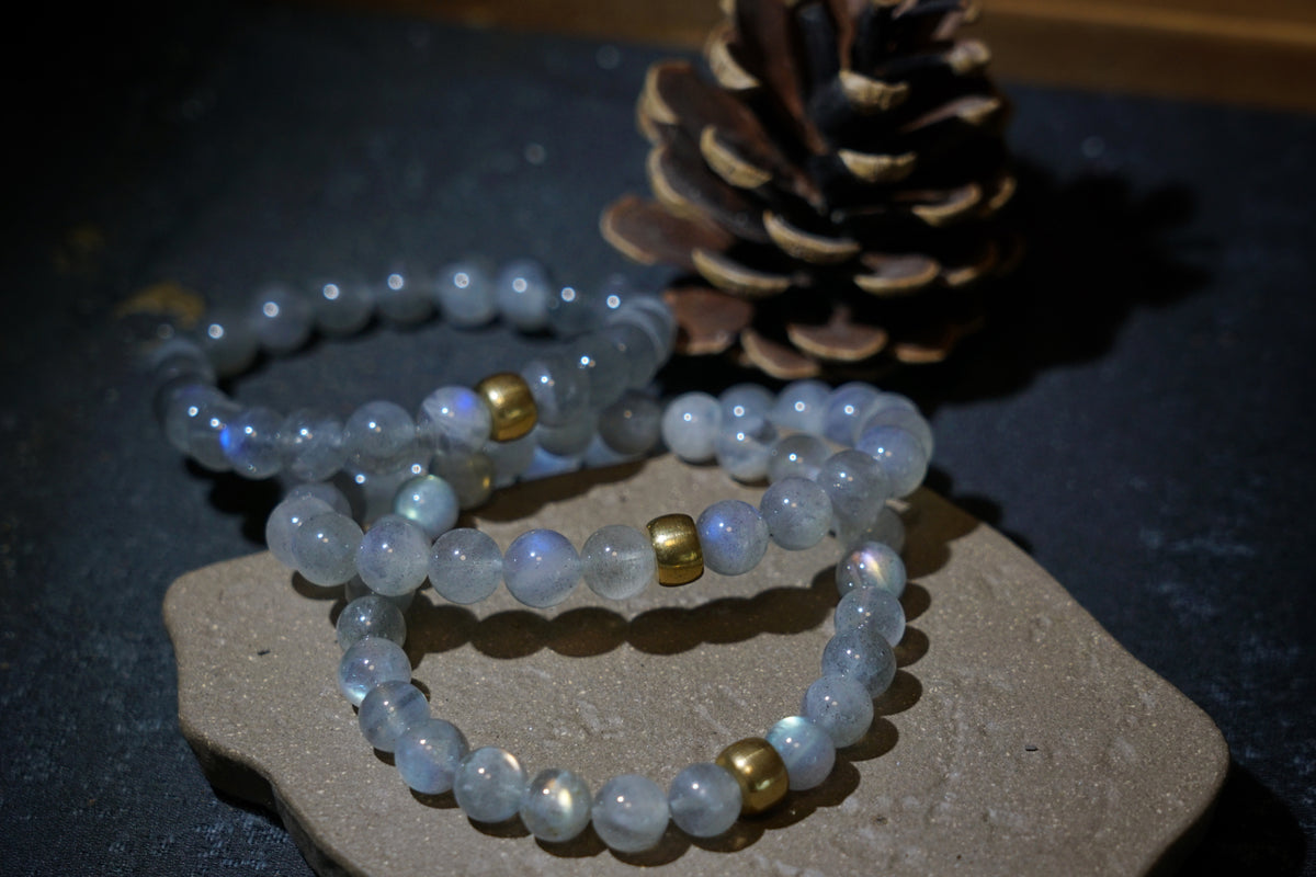 Moonstone Bracelet – Natural 7.5mm Stretch Beads product photo 11