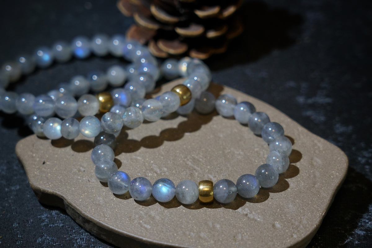 Moonstone Bracelet – Natural 7.5mm Stretch Beads product photo 13