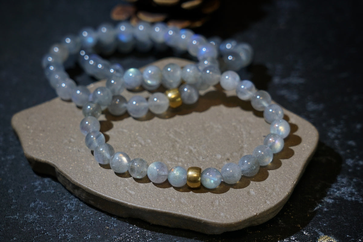 Moonstone Bracelet – Natural 7.5mm Stretch Beads product photo 14