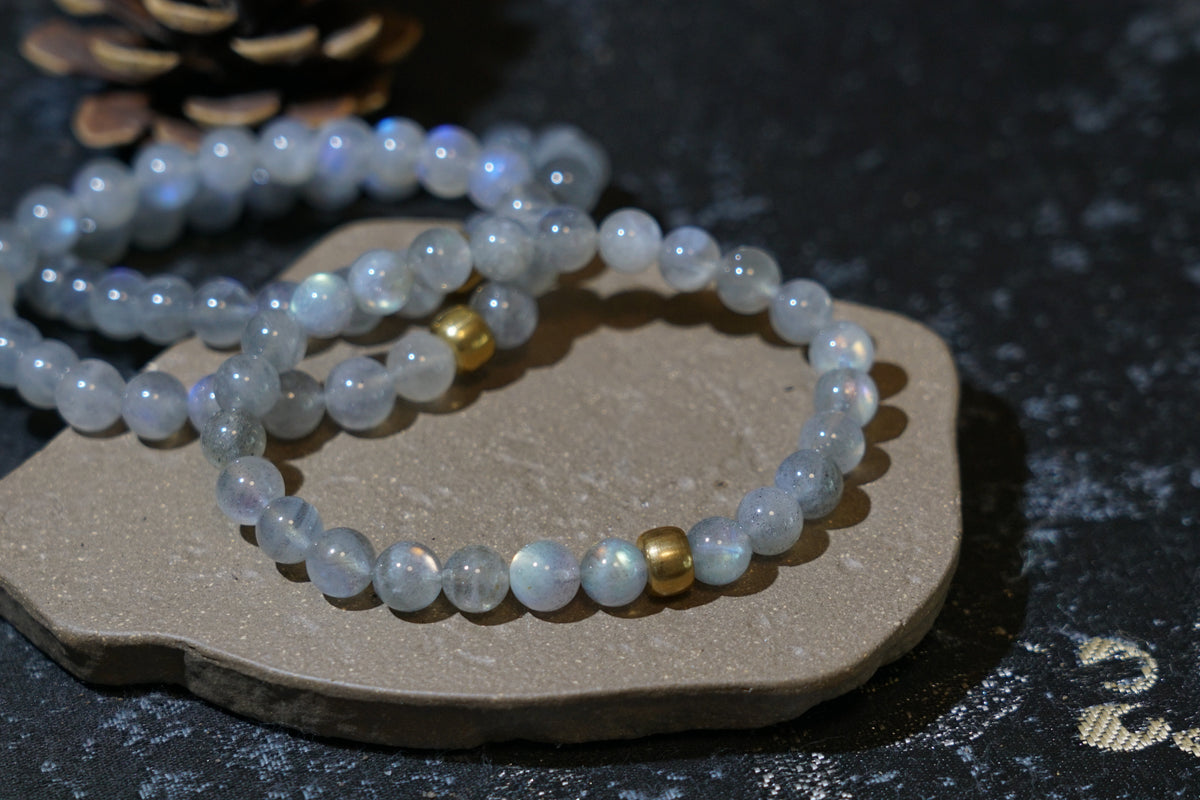 Moonstone Bracelet – Natural 7.5mm Stretch Beads product photo 15